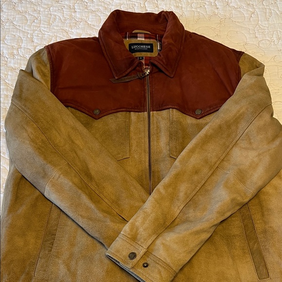 Lucchese Other - Lucchese Tan and Brown Jacket